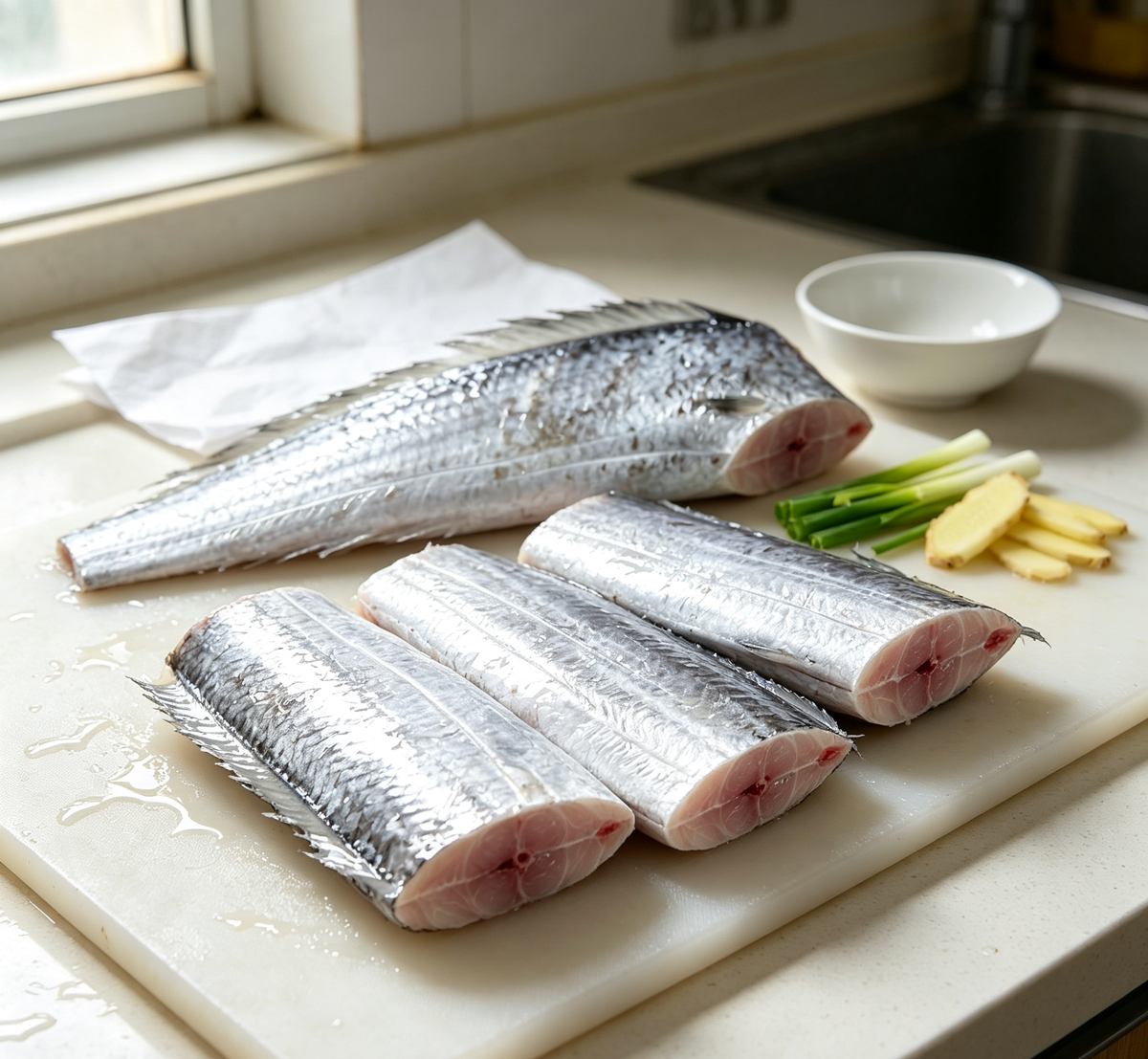 Delicate Steamed Fish Fillets: Freshness in Every Bite